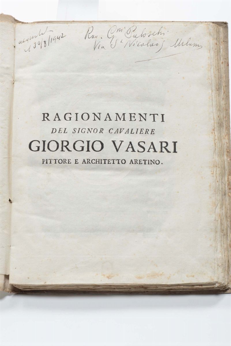 Vasari Giorgioragionamenti del Sig Giorgio Vasari