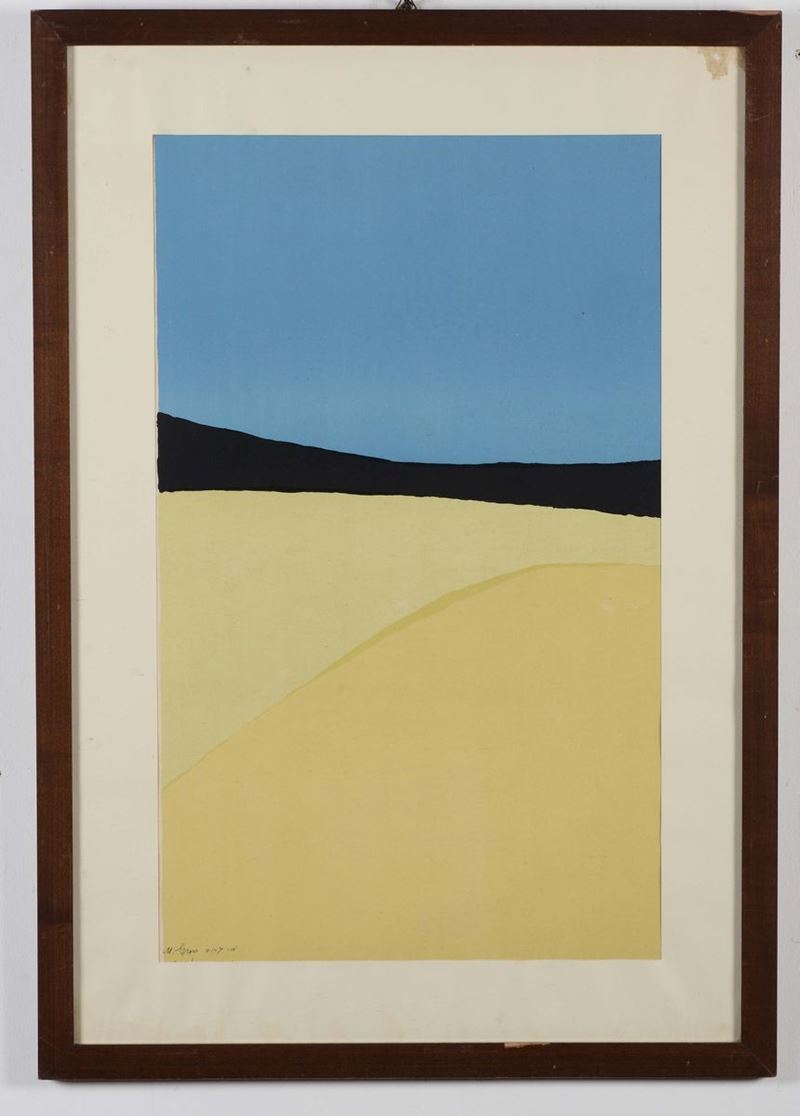 Michael Gross: litografia  - Asta Arredi dalle dimore degli eredi Ercole Marelli e altre provenienze - Cambi Casa d'Aste