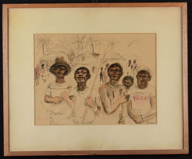 Renato Cenni (1906-1977) Figure  - Asta Arredi dalle dimore degli eredi Ercole Marelli e altre provenienze - Cambi Casa d'Aste