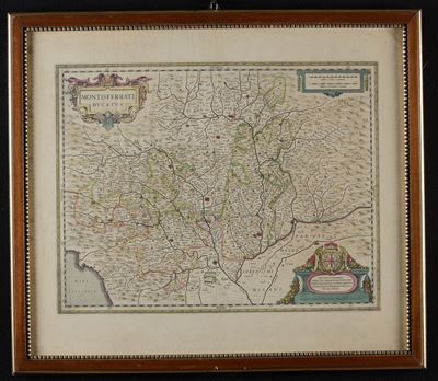 Mappa del Monferrato, XVIII Secolo