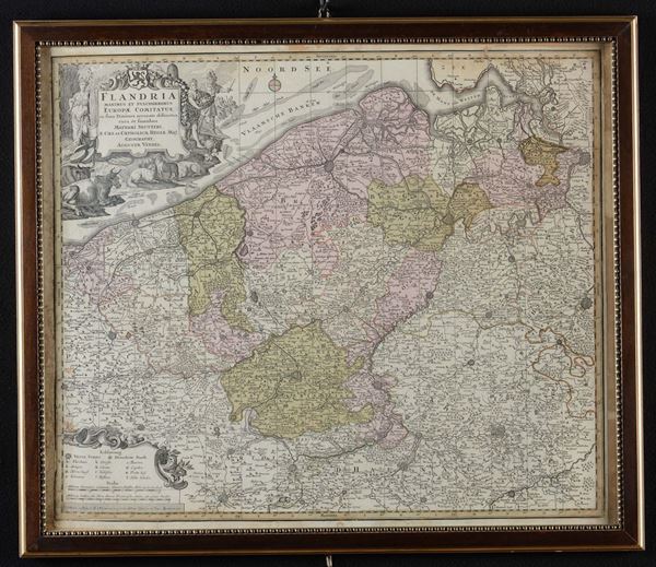 Matteo Seutter (XVII-XVIII secolo) Stampa delle Fiandre