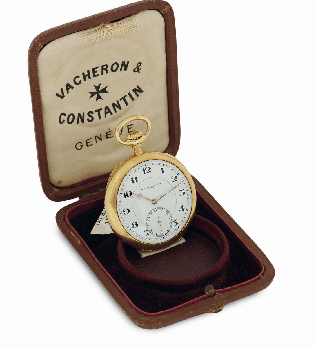Vacheron Constantin, Cassa No. 241333, Movimento No.364736, Orologio da Tasca, in Oro Giallo 18k....