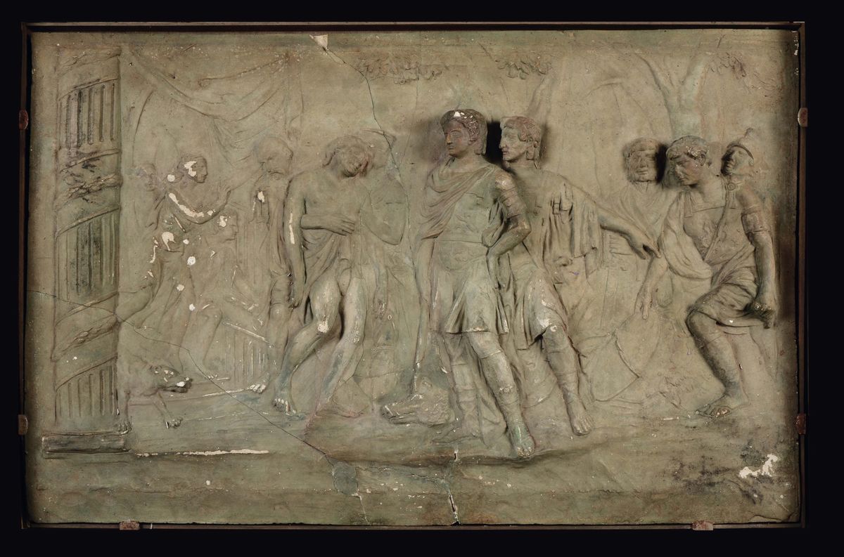 Tre Bassorilievi in Gesso, XX Secolo