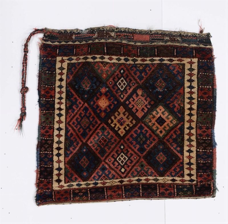 Sacca curda, fine XIX secolo  - Asta Tappeti Antichi - Cambi Casa d'Aste