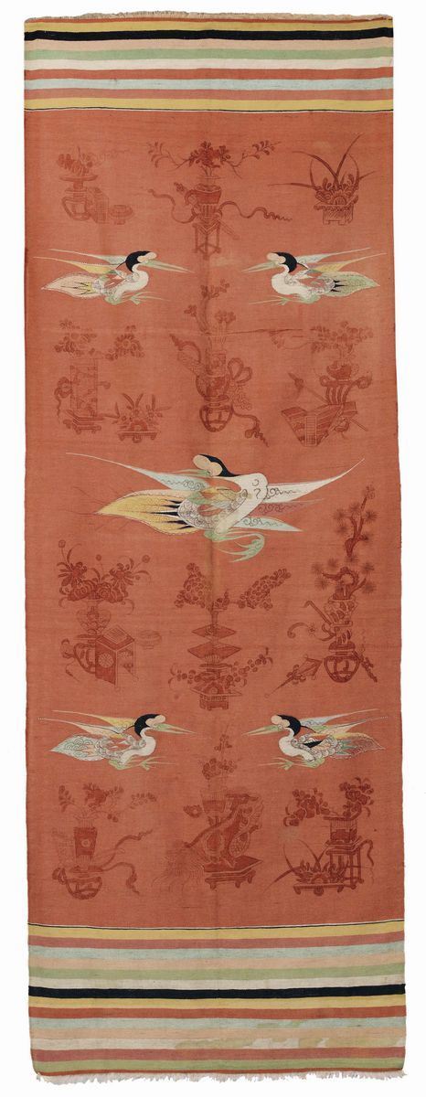 Kilim  Nepal prima meta XX secolo  - Auction Furnishings from the mansions of the Ercole Marelli heirs and other property - Cambi Casa d'Aste