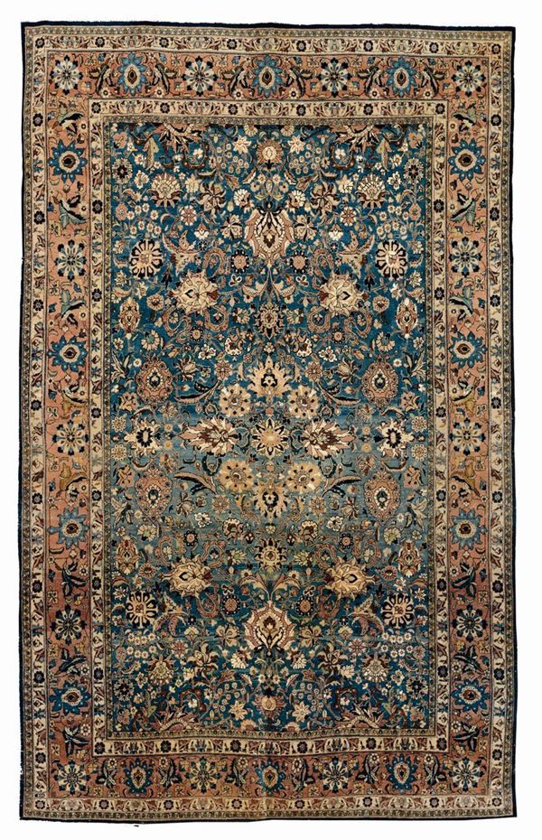 A Kashan rug, 19th-20th century, cm 345x220