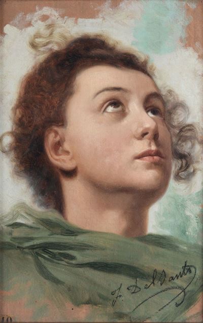 Felice del Santo (skikda 1864 - la Spezia 1934)studio di Testa dal Vero, 1906