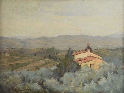 Alberto Cecconi (firenze 1897-1971)raggio di Sole, Impruneta 1929