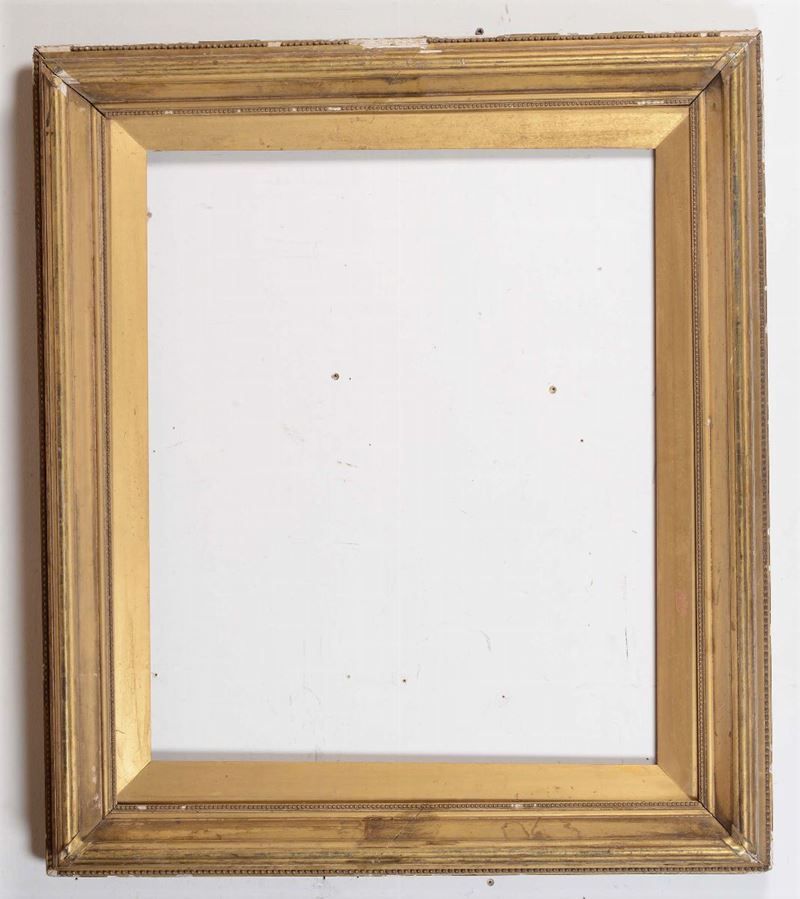 Cornice dorata in stile antico, XIX-XX secolo  - Auction Fine Old Frames - Cambi Casa d'Aste