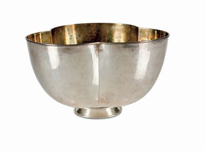 Josef Hoffmann, Coppa in argento con interno dorato (riedizione in serie numerata)