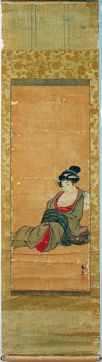 Dipinto su Carta Raffigurante Guanyin, Cina, Dinastia Qing, XIX Secolo