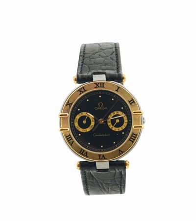 Omega,constellation, Ref. 17205010, Orologio da Polso, in Acciaio e Oro, al Quarzo, con Fibbia Or...