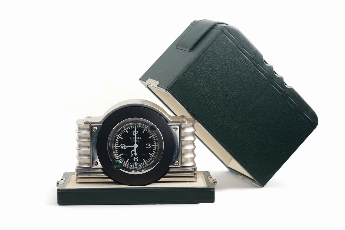 Breguet, No.3545j, Ref. 6180rb/92, Orologio da Tavolo, Riserva di Carica 8 Giorni, in Acciaio con...