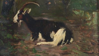 Benedetto Musso (laigueglia 1835-1883)capretta