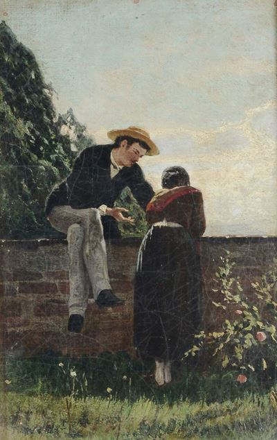 Benedetto Musso (laigueglia 1835-1883)idillio a Noasca