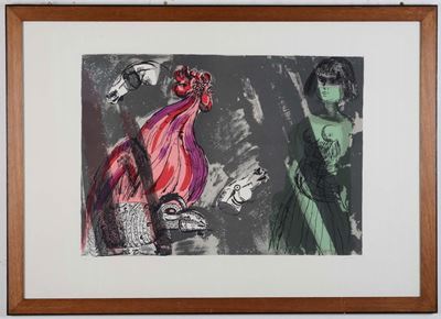 Bruno Cassinari (1912-1992)figura con Animale