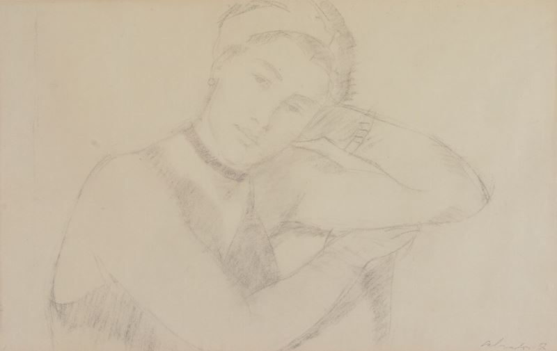 Salvadori Figura femminile, 1952  - Asta Antiquariato - Cambi Casa d'Aste