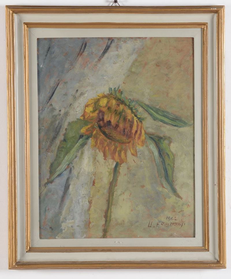 Umberto Carlo Franzosi (1892-?) Girasole, 1944  - Asta Antiquariato - Cambi Casa d'Aste