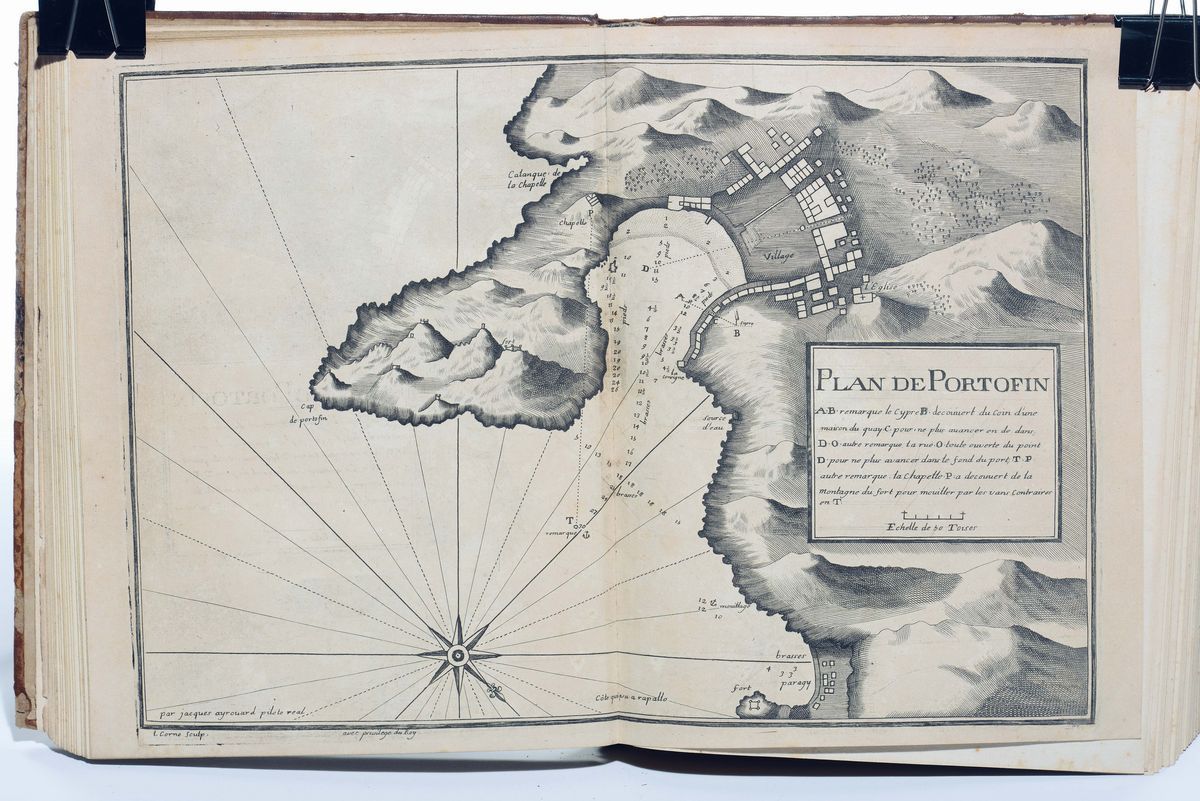 Jacques Ayrouard (francia, Prima Metà del Sec. XVIII)recueil De Plusieurs Plans Des Ports Et Rade...