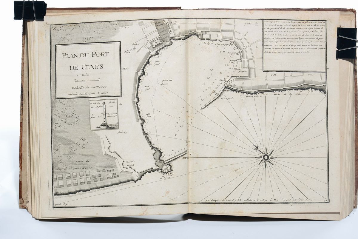 Jacques Ayrouard (francia, Prima Metà del Sec. XVIII)recueil De Plusieurs Plans Des Ports Et Rade...
