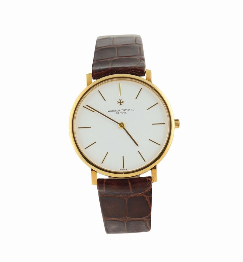 Vacheron Constantin, Genève, movement No. 785463, case No. 630578, Ref. 31160. Sold  in 1994. Very fine, 18K yellow gold wristwatch with an 18K yellow gold Vacheron Constantin buckle. Accompanied by a Vacheron Constantin fitted box, Certificate of Origin and booklet.  - Auction Watches and Pocket Watches - Cambi Casa d'Aste