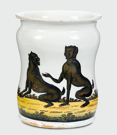 Due Albarelli Napoli Siglati D.D. 1812sospeso