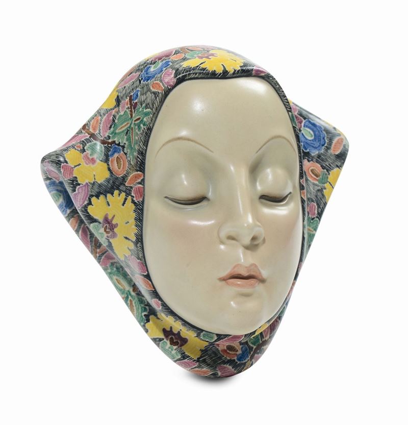 Helen Koenig Scavini (1886-1974) - Lenci - Torino Ragazza con foulard  - Asta Arti Decorative del XX secolo - Cambi Casa d'Aste