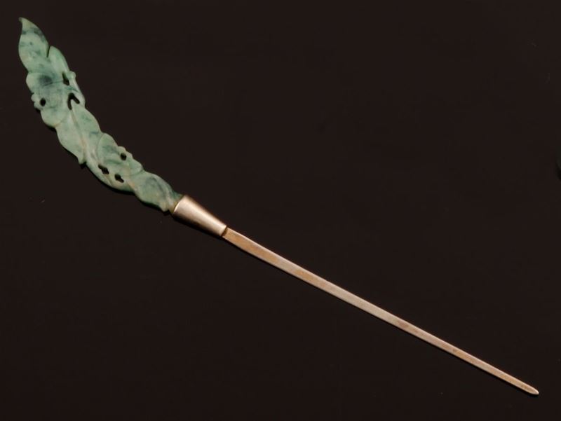 A jadeite brooch  - Auction Fine Art - Cambi Casa d'Aste
