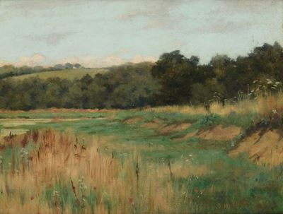 Ernesto Rayper (genova 1840 - Gameragna di Stella 1873)orizzonti Lontani