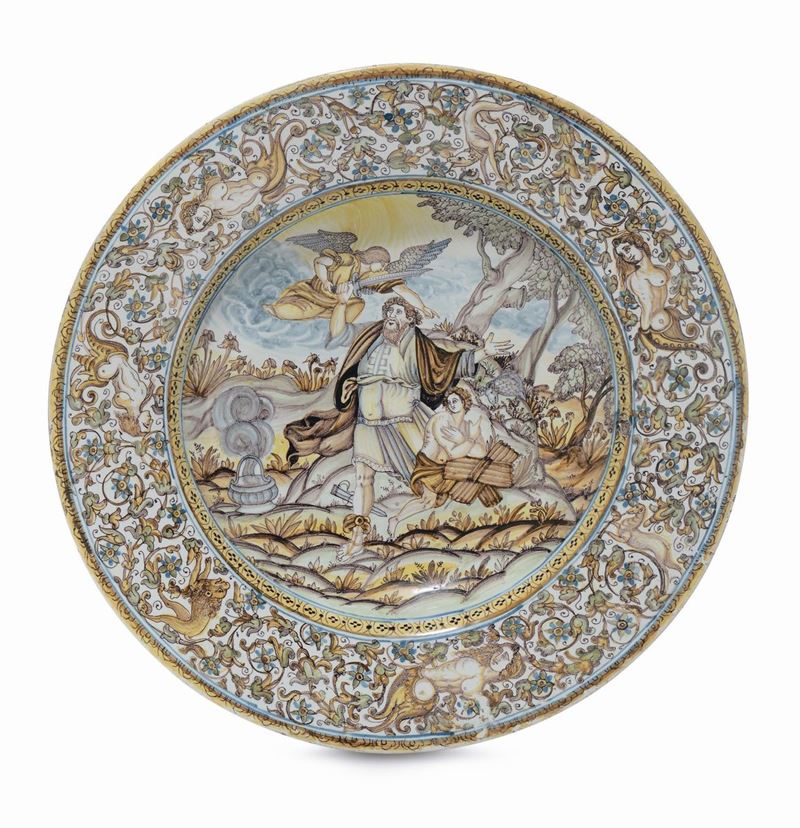 Vassoio Castell, seconda metà del XVII secolo  - Auction Collectors' Majolica and Porcelain - Cambi Casa d'Aste