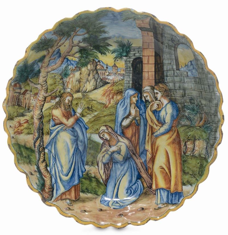 Coppa Ducato d'Urbino, fine del XVI secolo  - Asta Maioliche e Porcellane da Collezione - Cambi Casa d'Aste