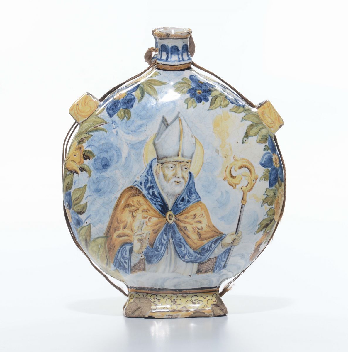 Fiasca da Pellegrino Castelli, Bottega di Nicola Tommaso Grue, Seconda Metà del XVIII Secolo