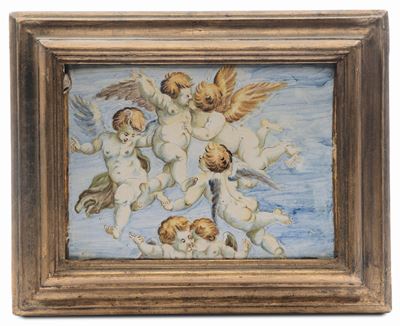 Piastra Bottega a Castelli, Metà del XVIII Secolo