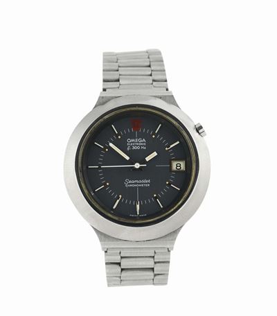 Omega Seamaster Electronic F300hz, Ref.1980008. Realizzato nel 1970 Circa.orologio da Polso, in A...