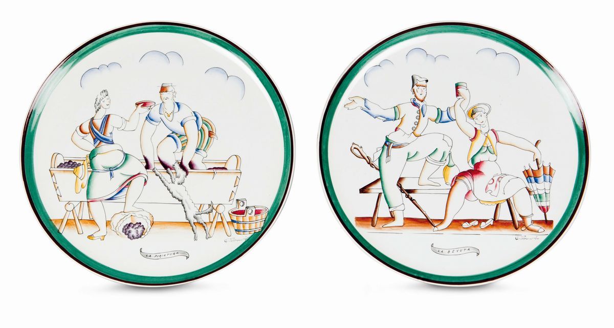 Gio' Ponti (1891-1979) - Richard Ginori - S.cristoforo Milano