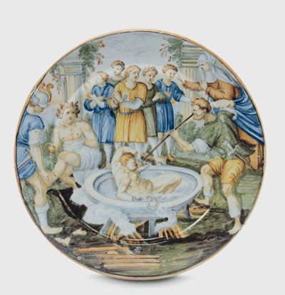 Piatto Castelli, Prima Metà del XVIII Secolo