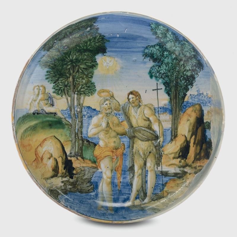Coppa Urbino, seconda metà del XVI secolo  - Auction Collectors' Majolica and Porcelain - Cambi Casa d'Aste