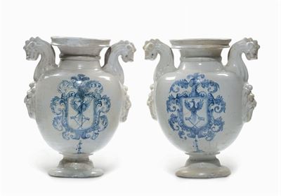 Coppia di Stagnoni Savona Fine del XVIII Secolo