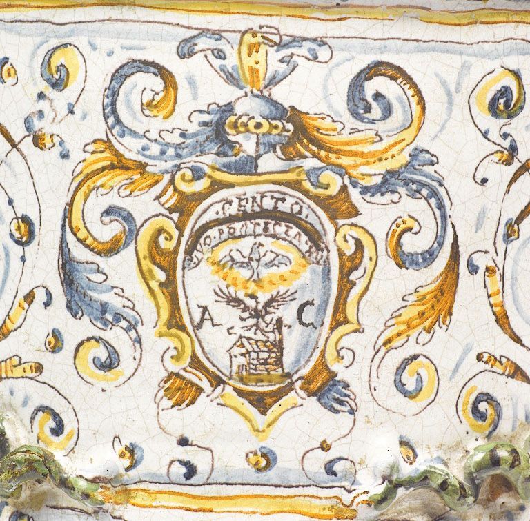 Grande Albarello Biansato Faenza, 1601