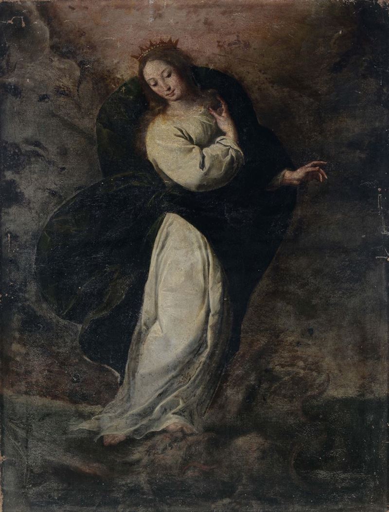 Carlo Francesco Nuvolone, cerchia di Madonna Assunta  - Asta Dipinti Antichi - Cambi Casa d'Aste