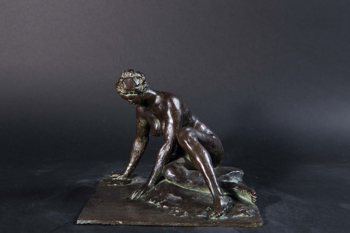 Albino dal Castagné (1877-1952)nudo Femminile
