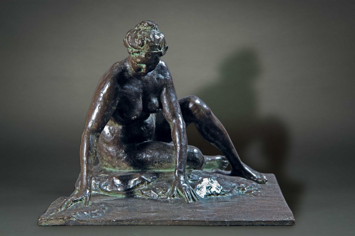 Albino dal Castagné (1877-1952)nudo Femminile