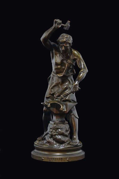 Adrien Etienne Gaudez (1845-1902)forgeron
