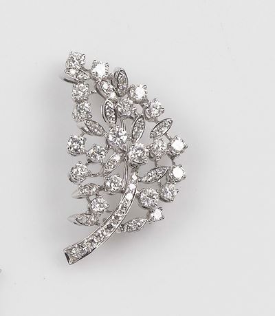 Spilla con Diamanti per Ct 3,00 Circa