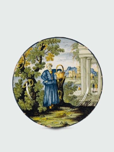 Piattino Castelli, del XVIII Secolo