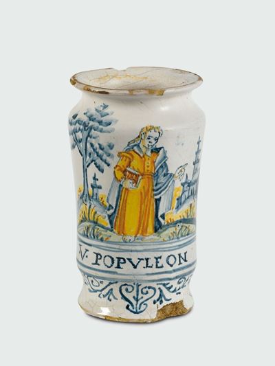 Albarello Castelli, Fine del XVI Secolo