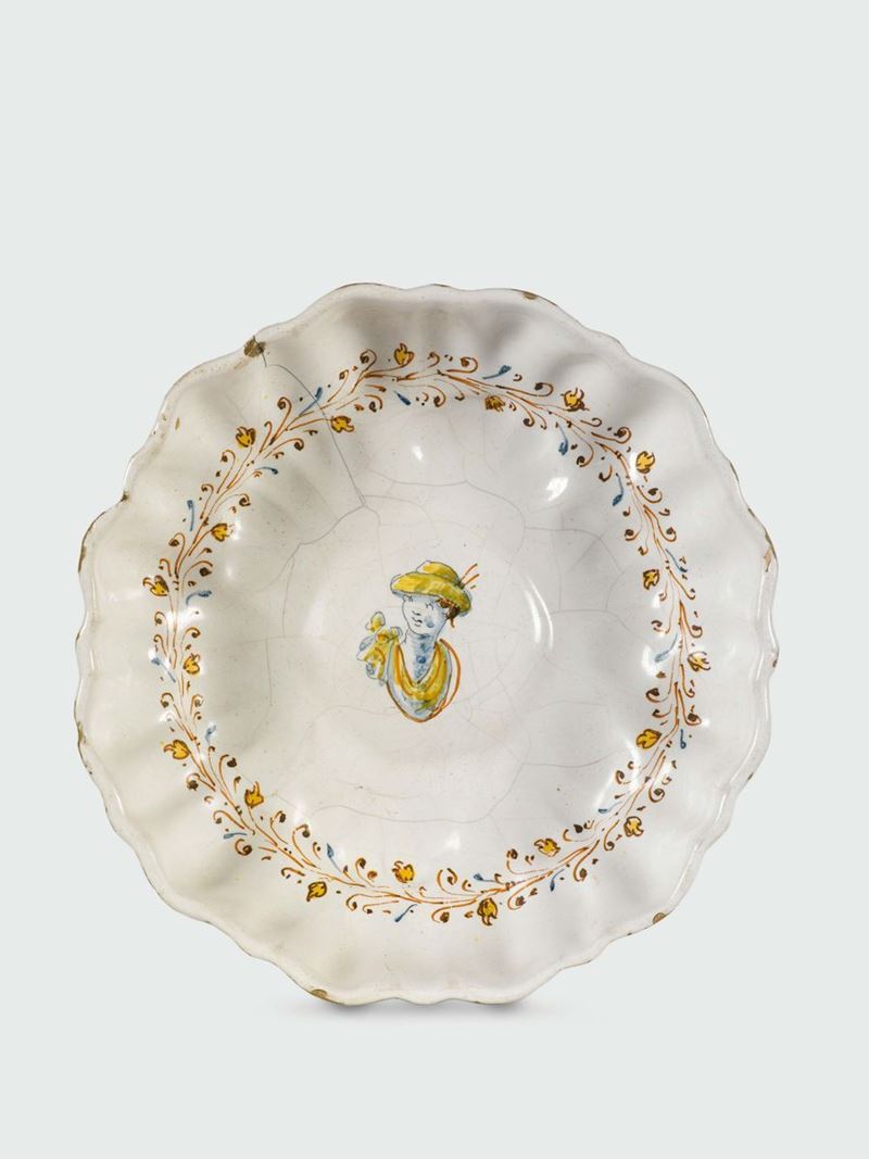 Coppa Faenza, seconda metà del XVI secolo  - Auction Collectors' Majolica and Porcelain - Cambi Casa d'Aste