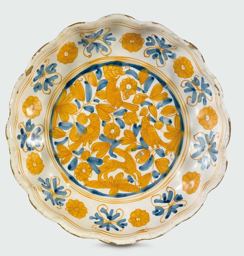 Coppa Deruta, seconda metà del XVII secolo  - Asta Maioliche e Porcellane da Collezione - Cambi Casa d'Aste