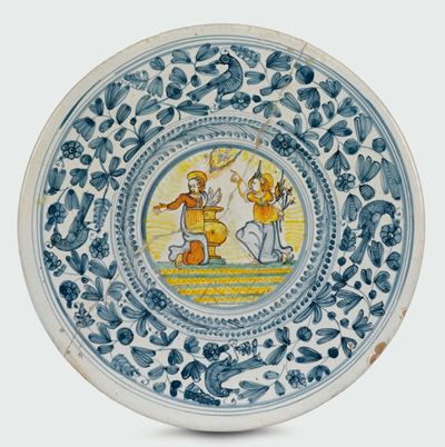 Alzata Deruta, Metà del XVII Secolo