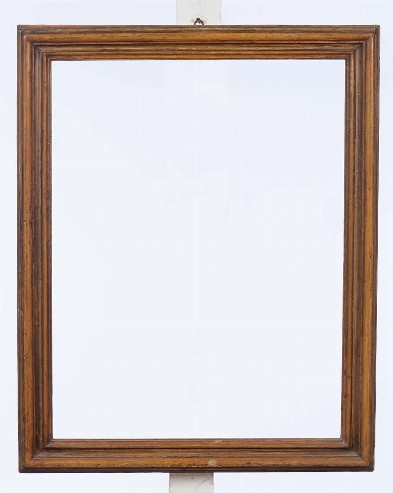 Cornice Salvator Rosa laccata marrone, XIX secolo  - Auction Fine Old Frames - Cambi Casa d'Aste